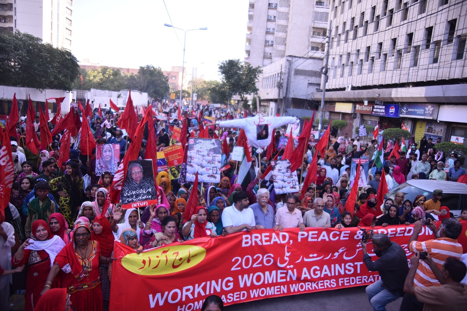 Working Women’s Rally Calls for Peace, Social Justice